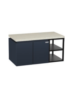 Vanity WM (80cm) Door Cabinet with Metal Rack