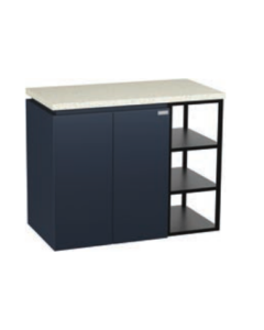 Vanity WM (80cm) Door Cabinet with Metal Rack