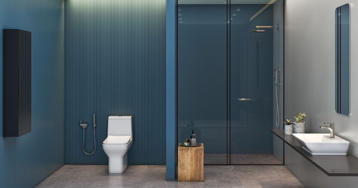Shower in a Small Bathroom