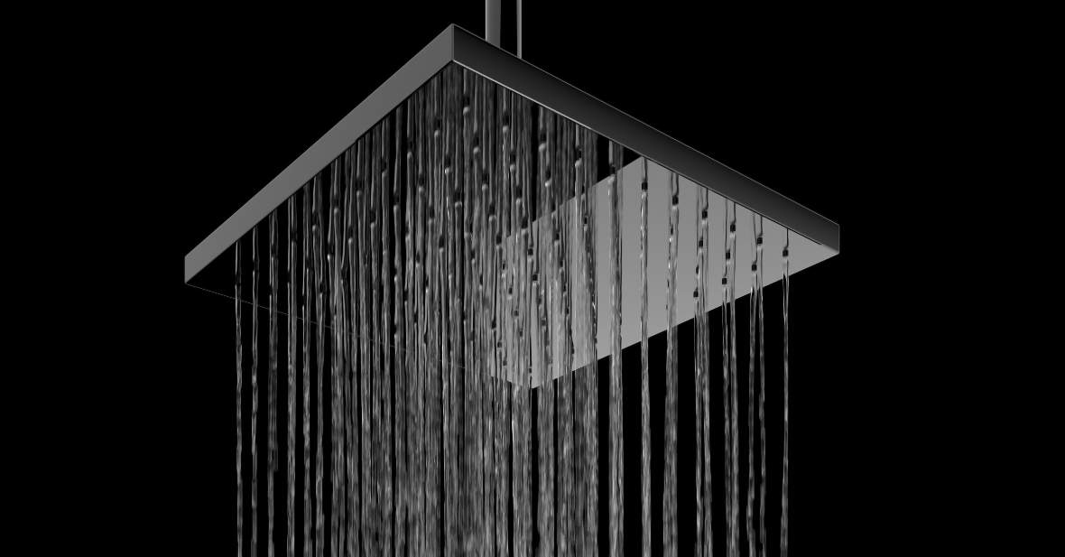 Bathroom rain shower
